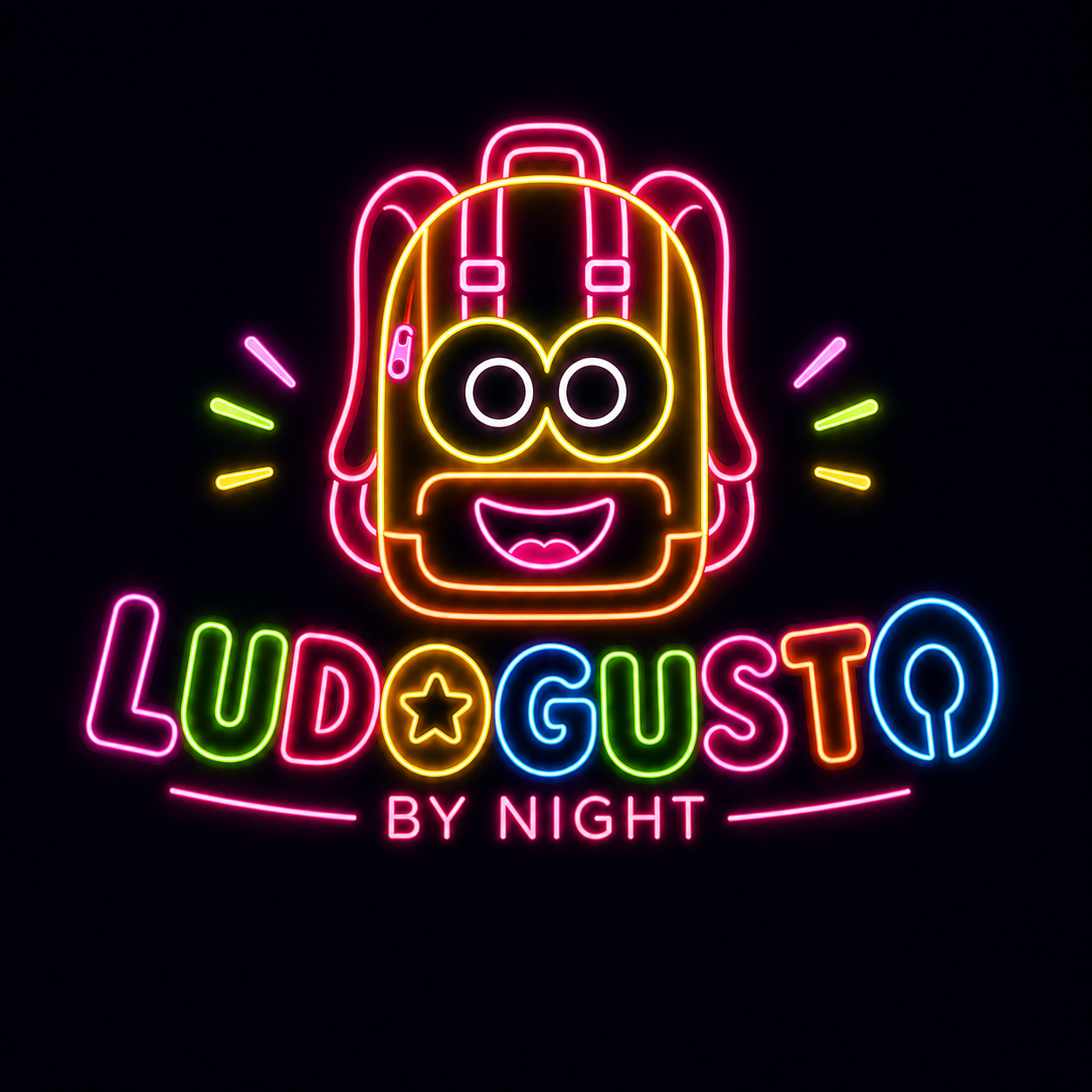 logo ludogusto by night